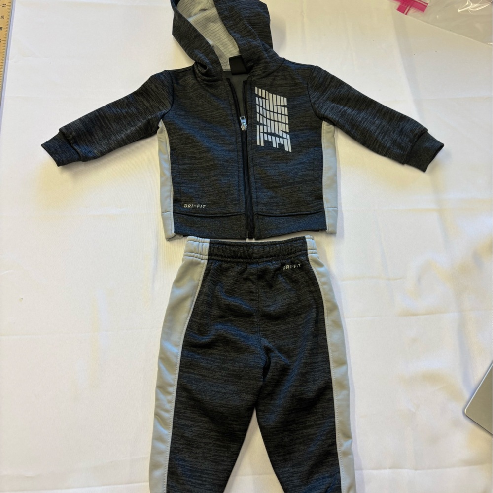 Nike Dri-FIT Black and Gray Jacket